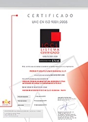 UNE·EN ISO 14001:2004 Environmental Certificate