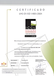 UNE·EN ISO 9001:2008 Quality Certificate